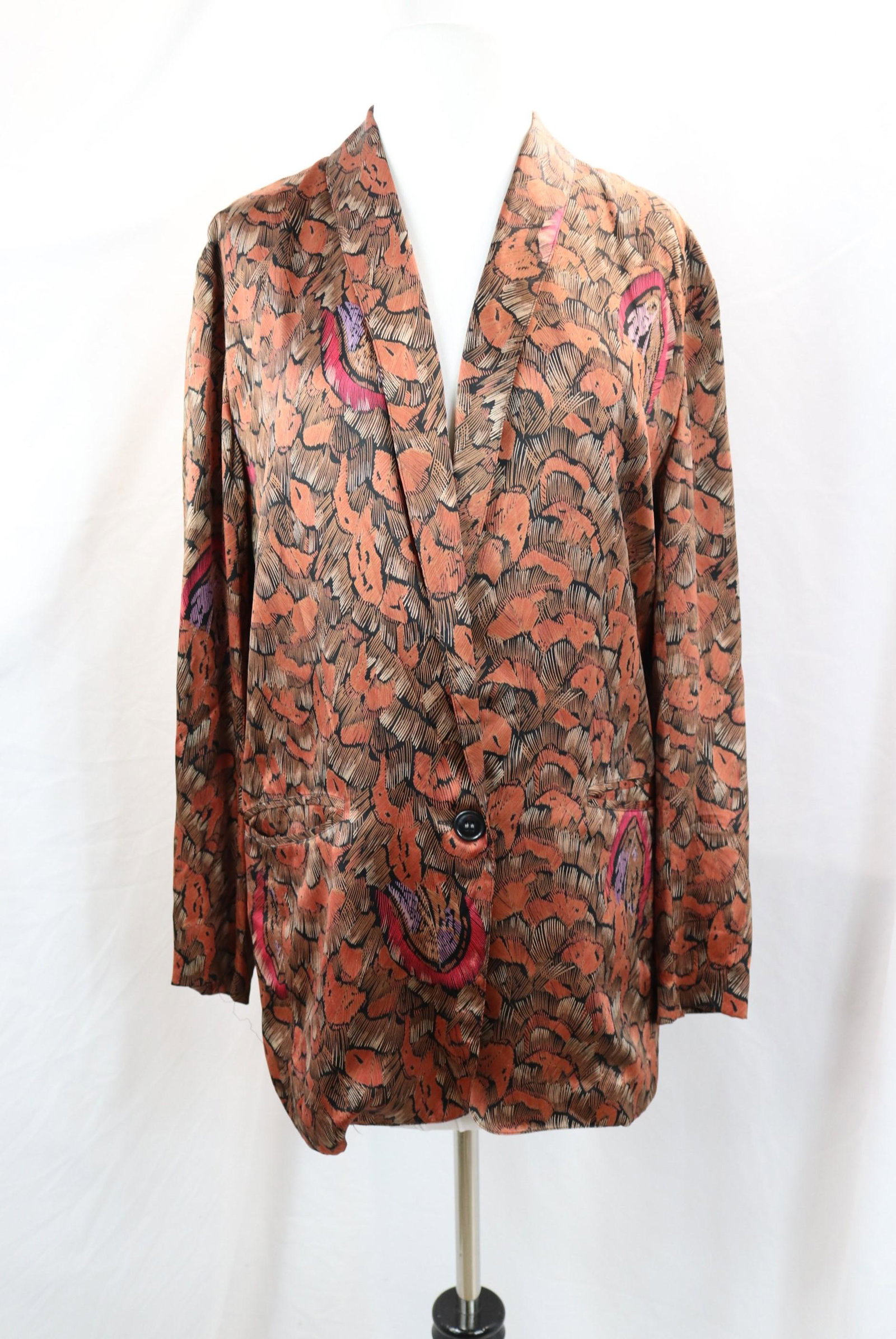 Vintage silk 1990's ladies blazer (1 of 4)
