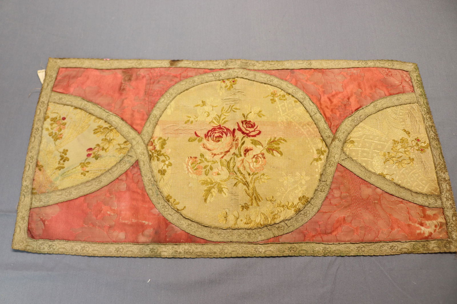 Antique Metallic Trim Tapestry Runner (1 of 6)