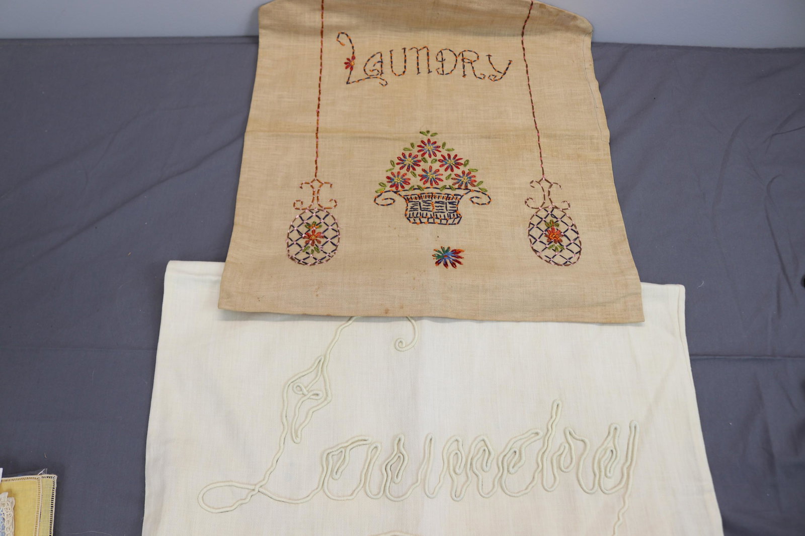 Lot of 2 Vintage Laundry Bags (1 of 7)