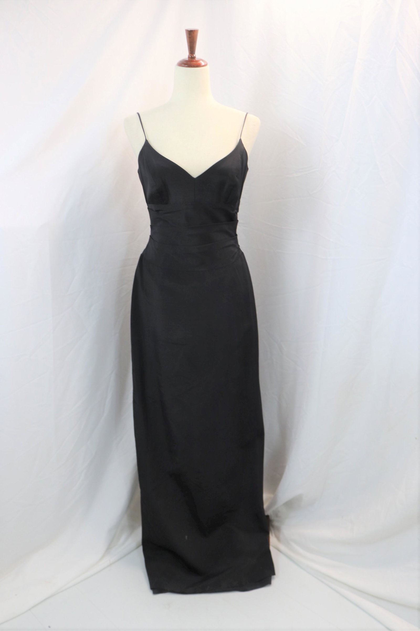 Vintage 1990's Nicole Miller Black Evening Gown (1 of 5)