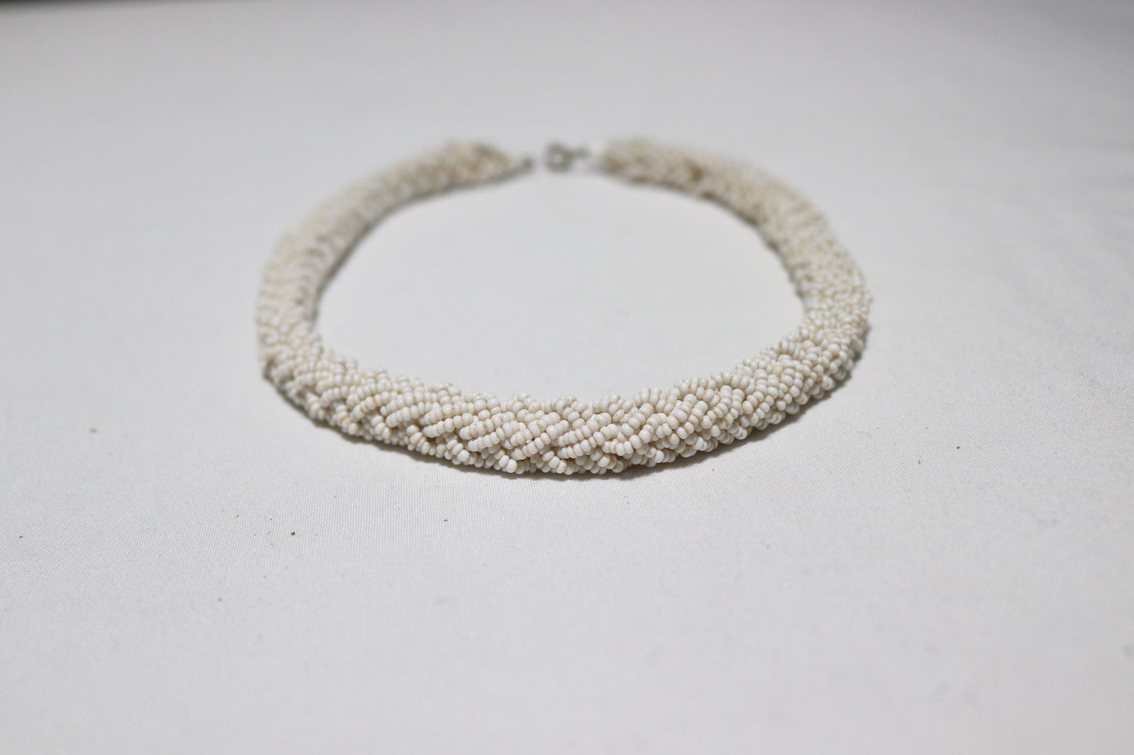 Vintage 1920's Micro Beaded Choker Style Necklace (1 of 4)