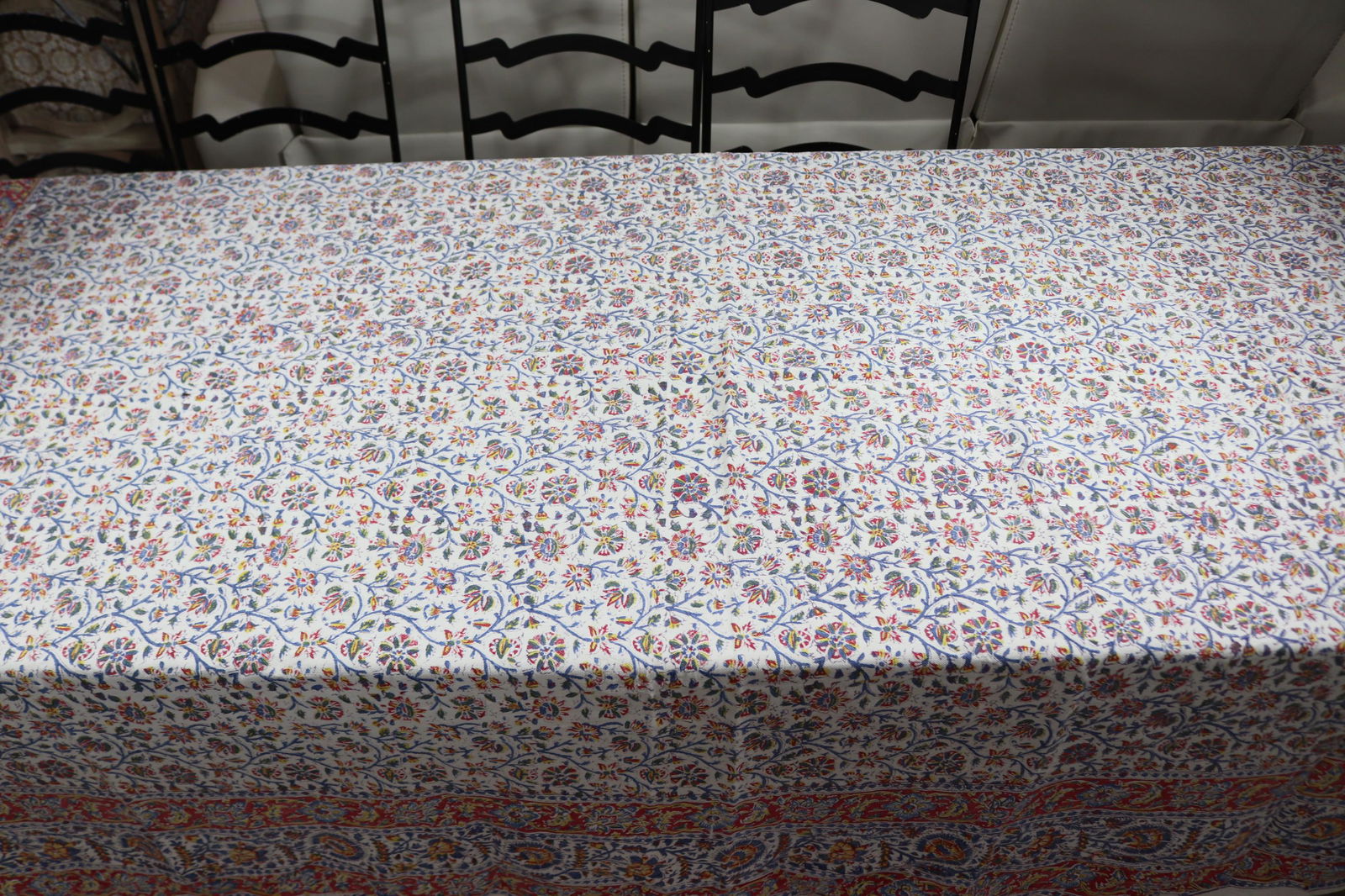 Vintage Southeast Asian Woven Batik Cloth, with Stamp (1 of 6)