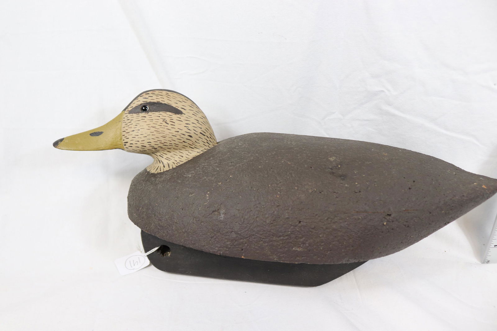 Vintage Signed Howard Gaines II Duck Decoy Glass Eyes, Date unreadable (1 of 5)