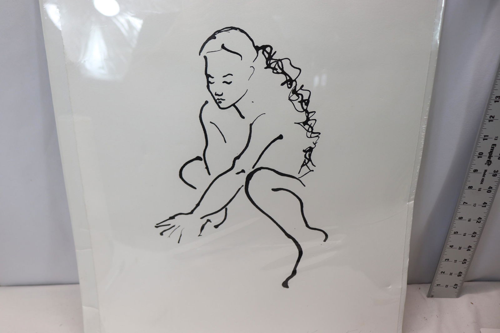 Karen Klein Pencil Signed Painting (1 of 6)