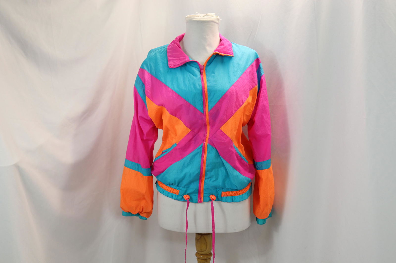 Vintage 1970/80's Color Block Nylon Ski Jacket (1 of 5)
