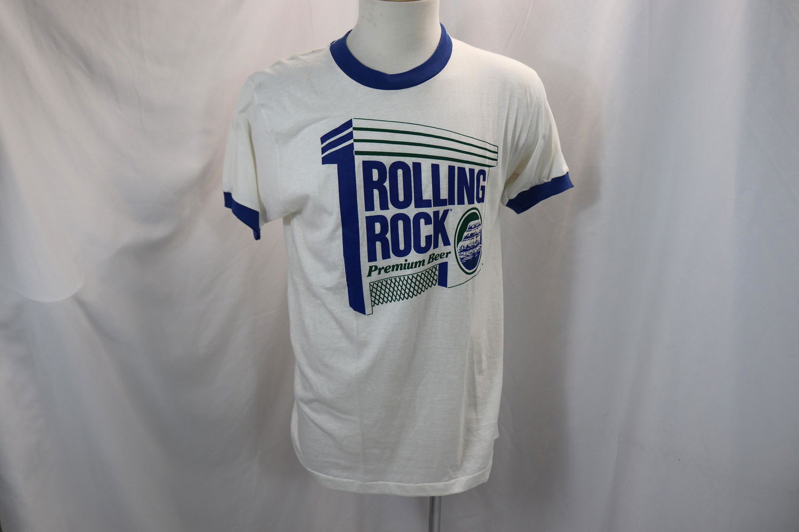 Vintage 1970's Collegiate Pacific Rolling Rock Advertising T-Shirt, Men's (1 of 5)