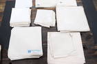 Lot of Vintage Old Store Stock Napkins, Damask & Linen