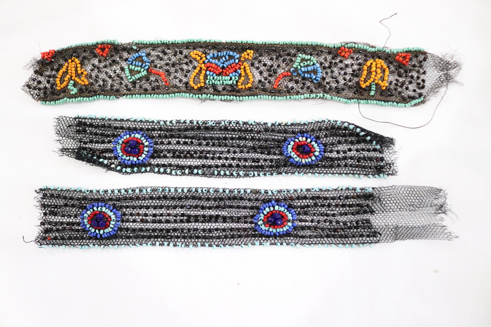 Vintage Beaded Chocker Pieces: seen photo's