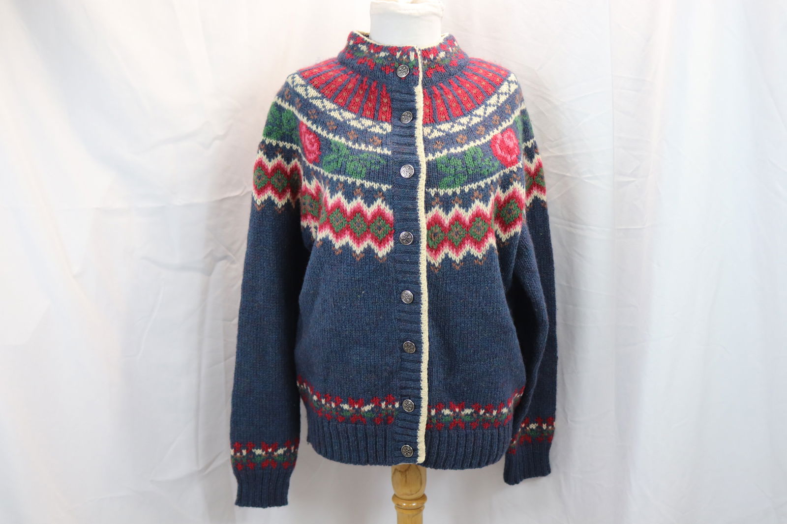 Vintage 1970's Woolrich Wool Cardigan Sweater (1 of 6)
