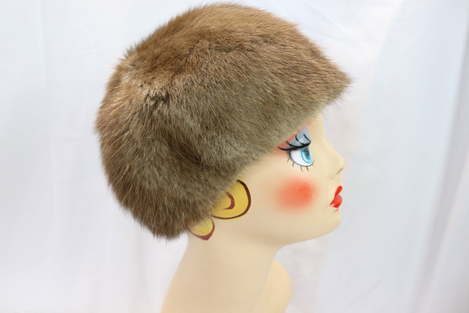 Vintage Bonwit Teller Brown Mink Hat (1 of 4)
