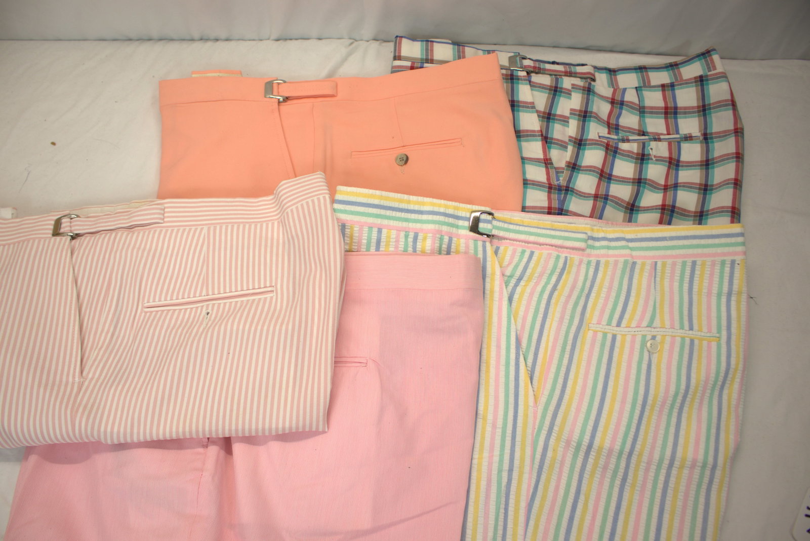 Lot of 5 Pair Vintage Men's Shorts, Higgins, Hubbard, Wedge & Wood: good condition, see photo's