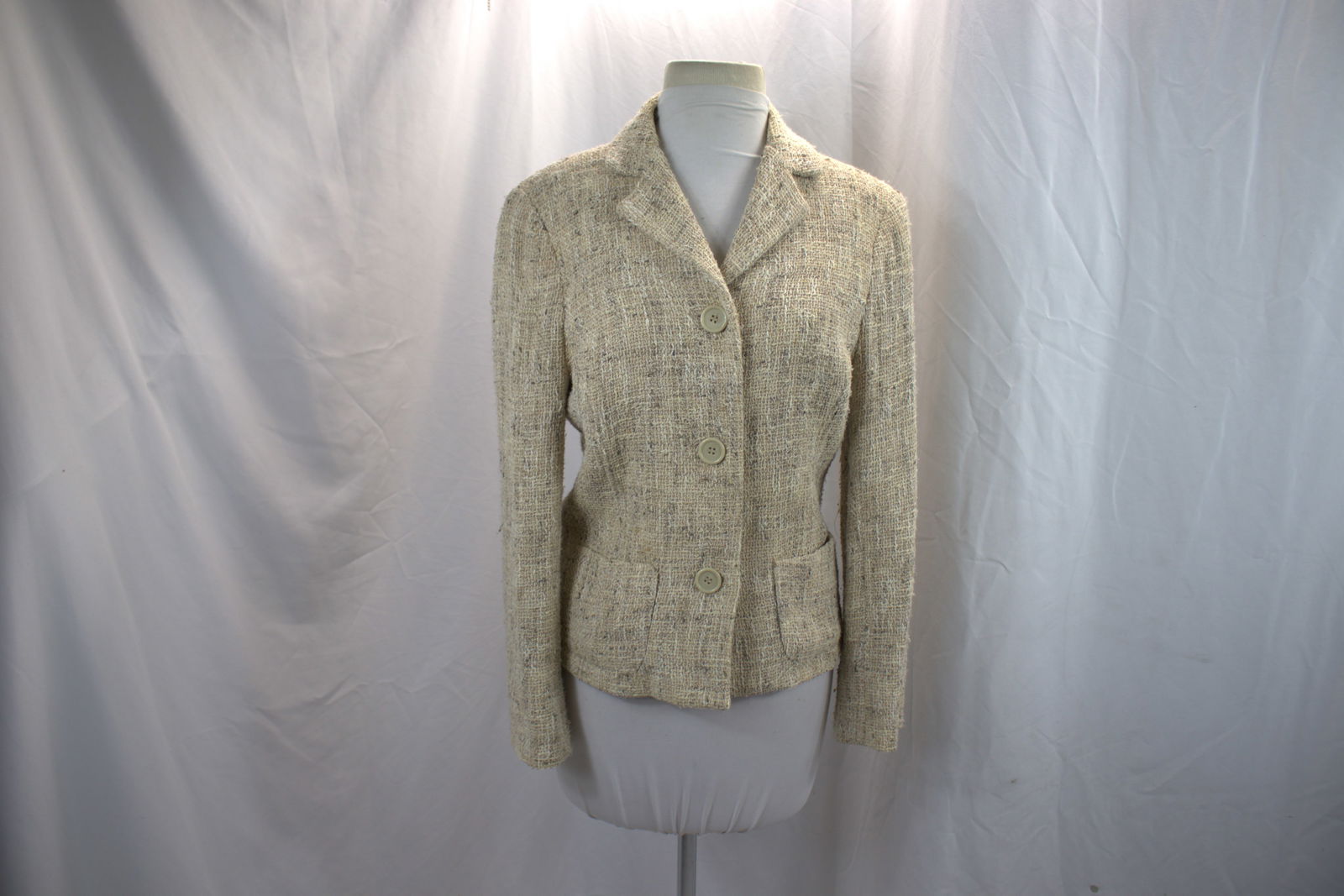 Vintage 1980's Barneys New York Ladies Tweed Jacket (1 of 6)