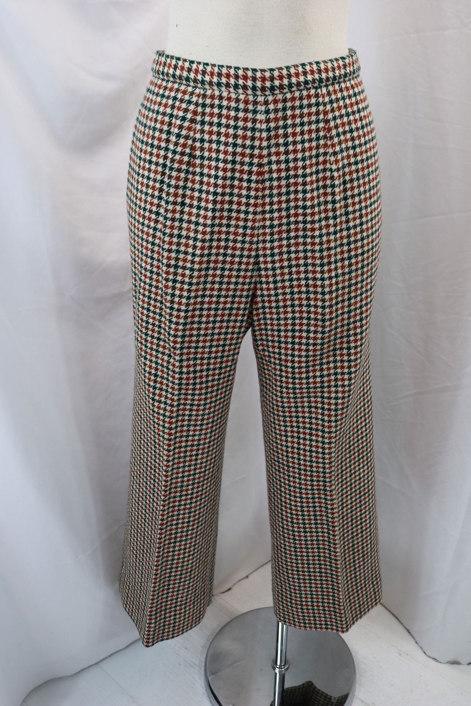 Vintage 1950's Pendleton Houndstooth Wool Pants (1 of 5)