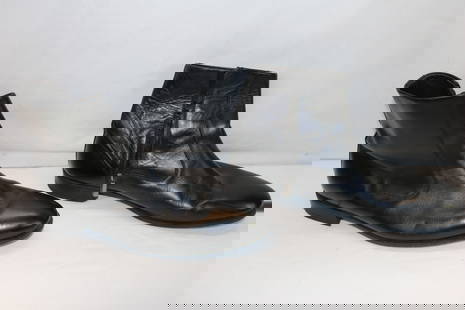 Vintage Bruno Magli Men's Black Low Boots, Made in Italy, Size 13: Looks like only worn once or just tried on, good condition, see photo's