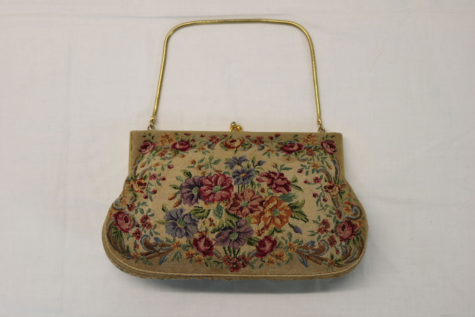 Vintage Petti point Evening Bag, Made in France for Bonwit Teller (1 of 9)