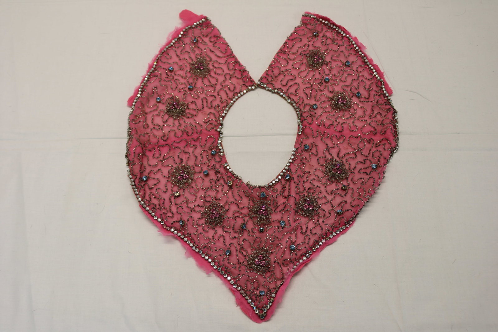 Vintage 1920's Silk Beaded Collar/Yoke: see photo's