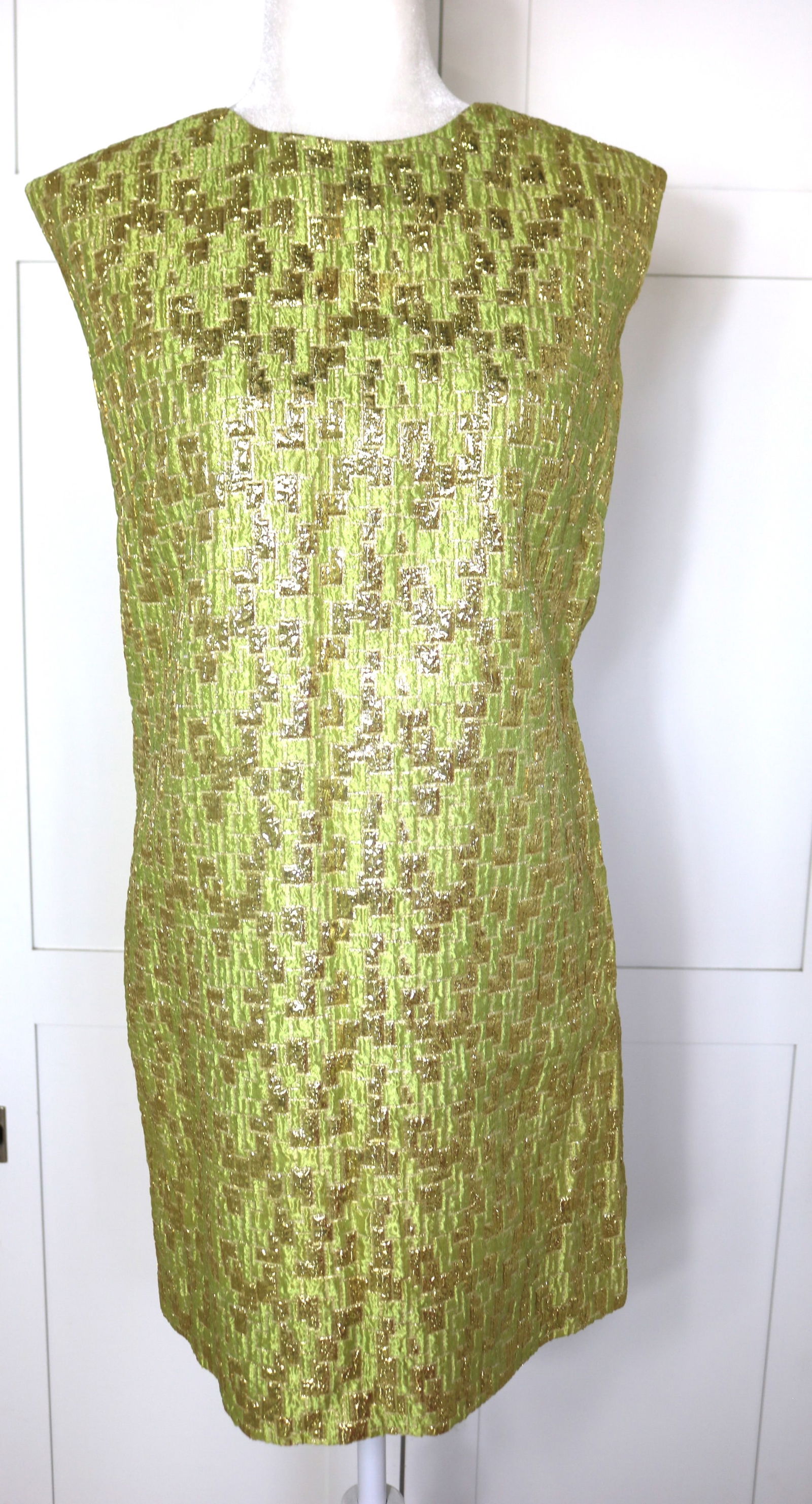 Vintage 1960's Mod Lurex Shift Dress (1 of 5)