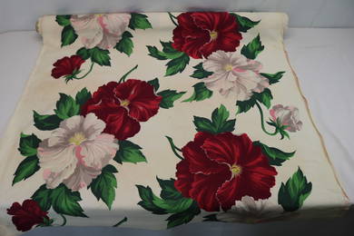 Vintage 15 Yards Waverly Fabric, "Rhapsody" Pattern