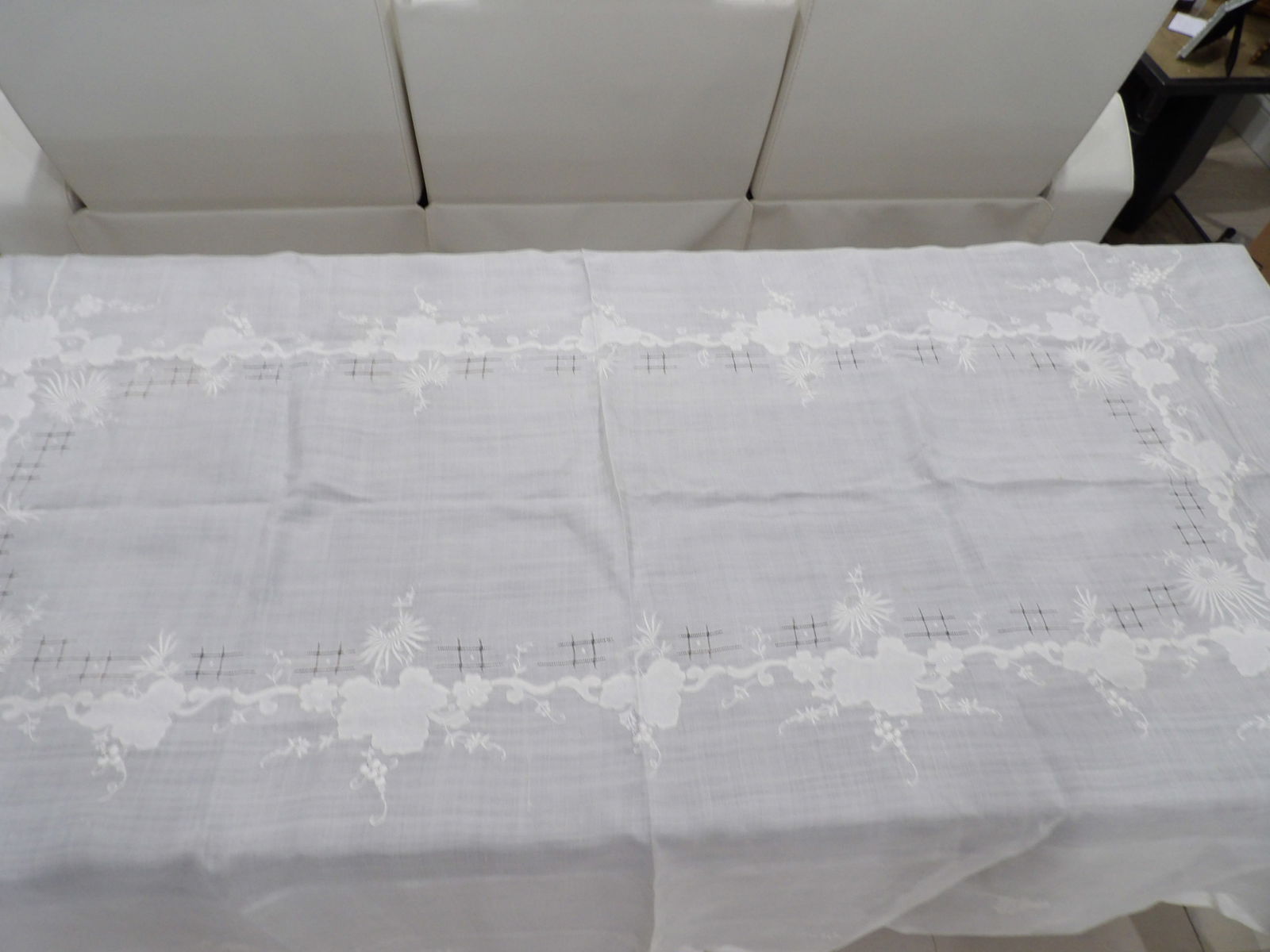 Vintage Pine Apple Tablecloth & Napkin Set, 69 x 110: see photo's