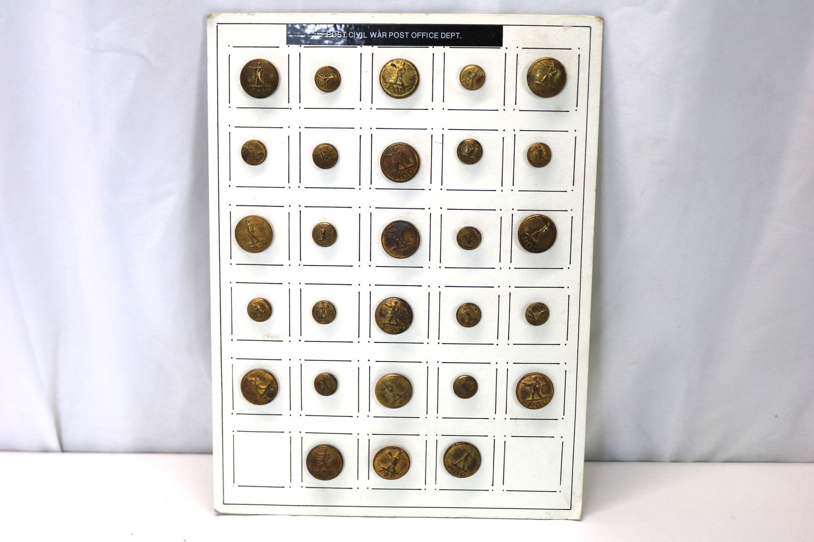 Lot of Post Civil War Buttons, Post Office Dept. (1 of 4)