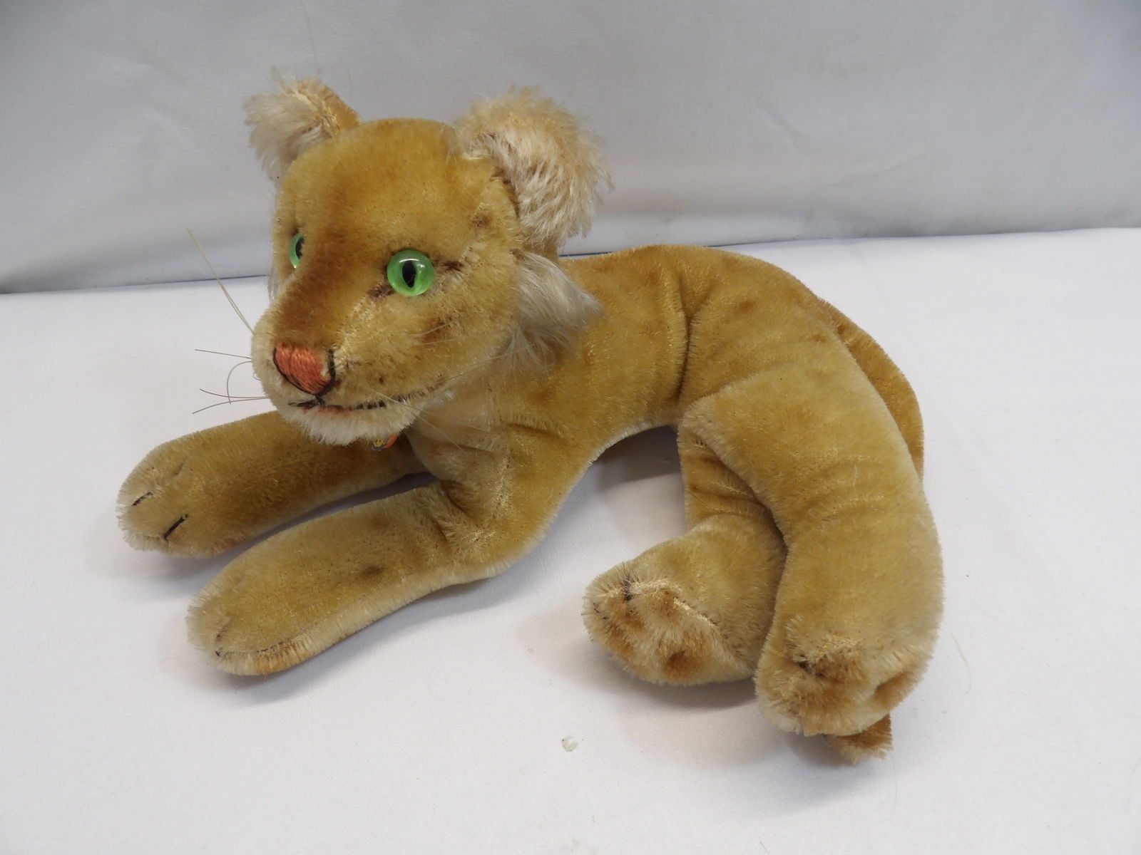 Vintage Steiff Mohair Lion Cub with Paper Label (1 of 7)