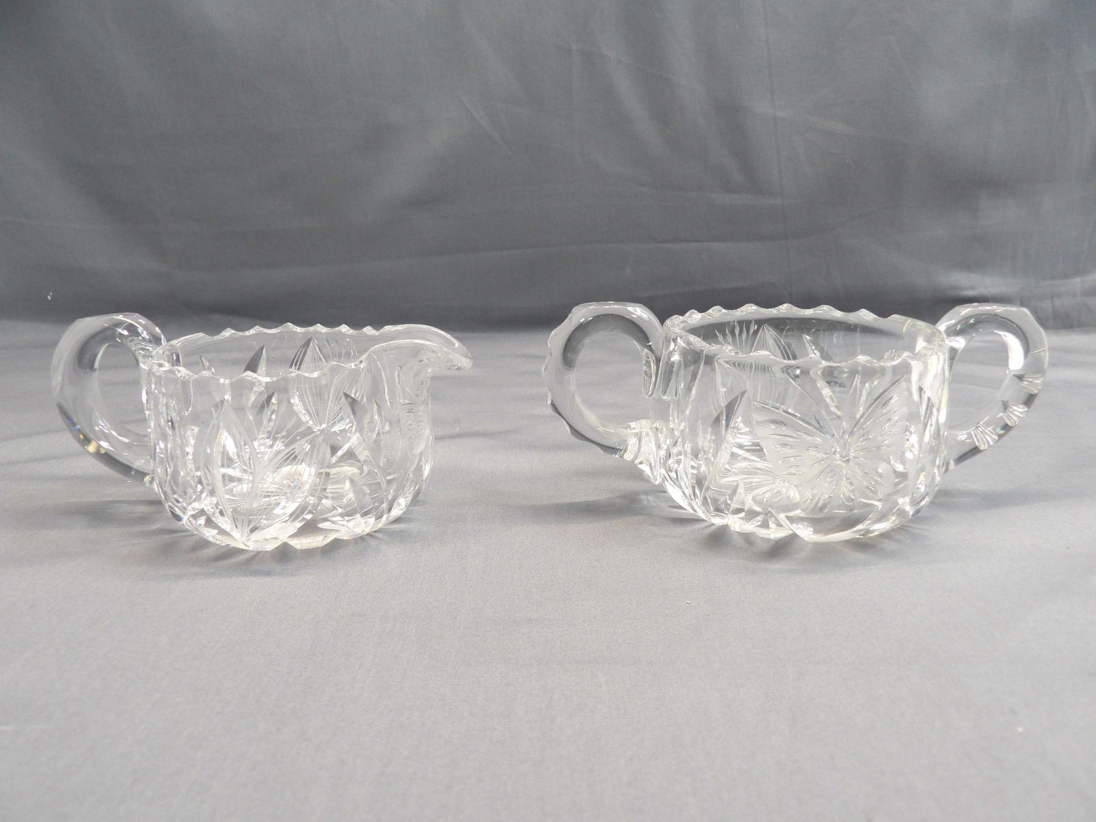 Vintage Pairpoint "Murillo" Creamer & Sugar Bowl (1 of 6)