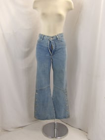 VINTAGE 1990'S VINTAGE BLUE FLARE JEANS