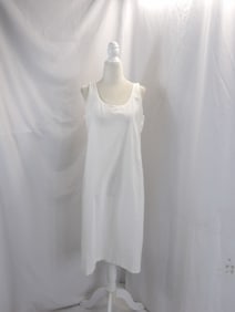 VINTAGE 1920'S WHITE COTTON SLIP