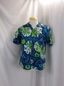 VINTAGE 1960'S MEN'S COTTON HAWAIIAN SHIRT