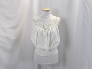 VICTORIAN CORSET COVER WITH CROTHET