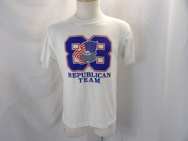 VINTAGE 1980'S SCREEN STARS BEST MEN'S REPUBLICAN TEAM T SHIRT
