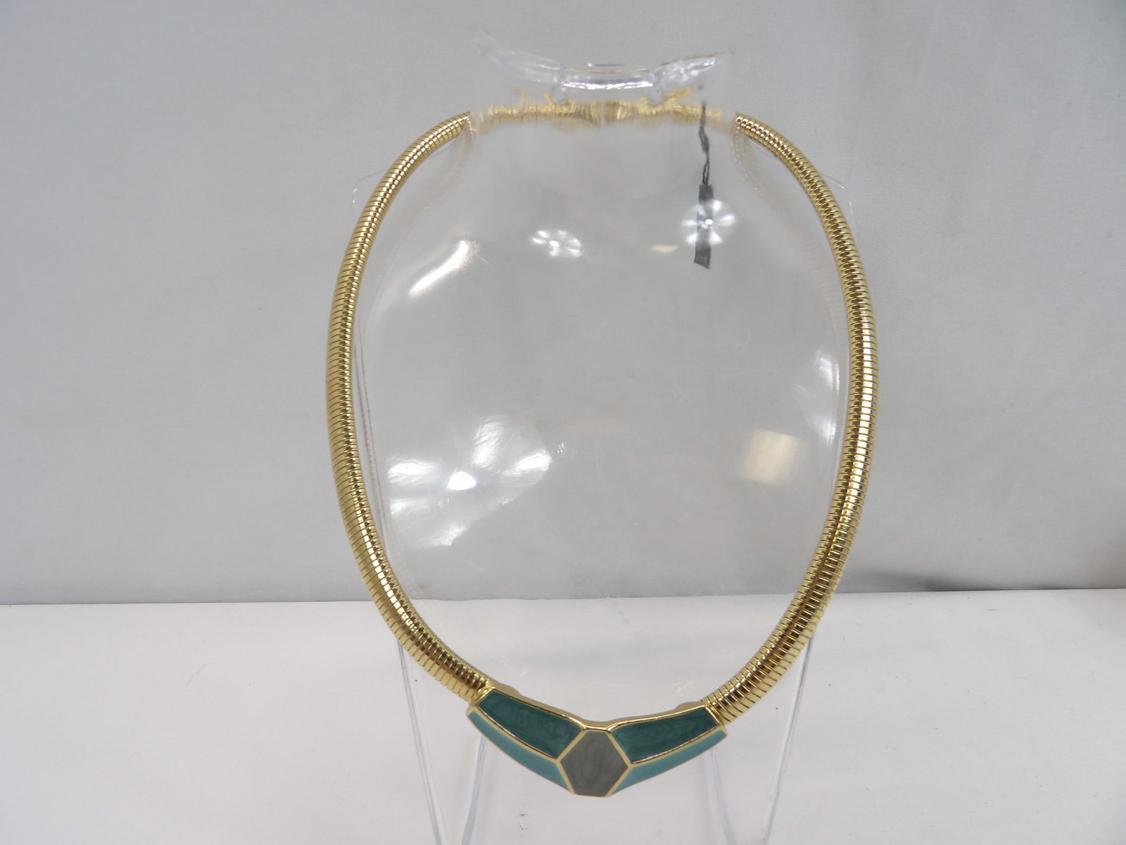 Vintage Signed Old Store Stock Trifari Necklace with Original Tag (1 of 7)