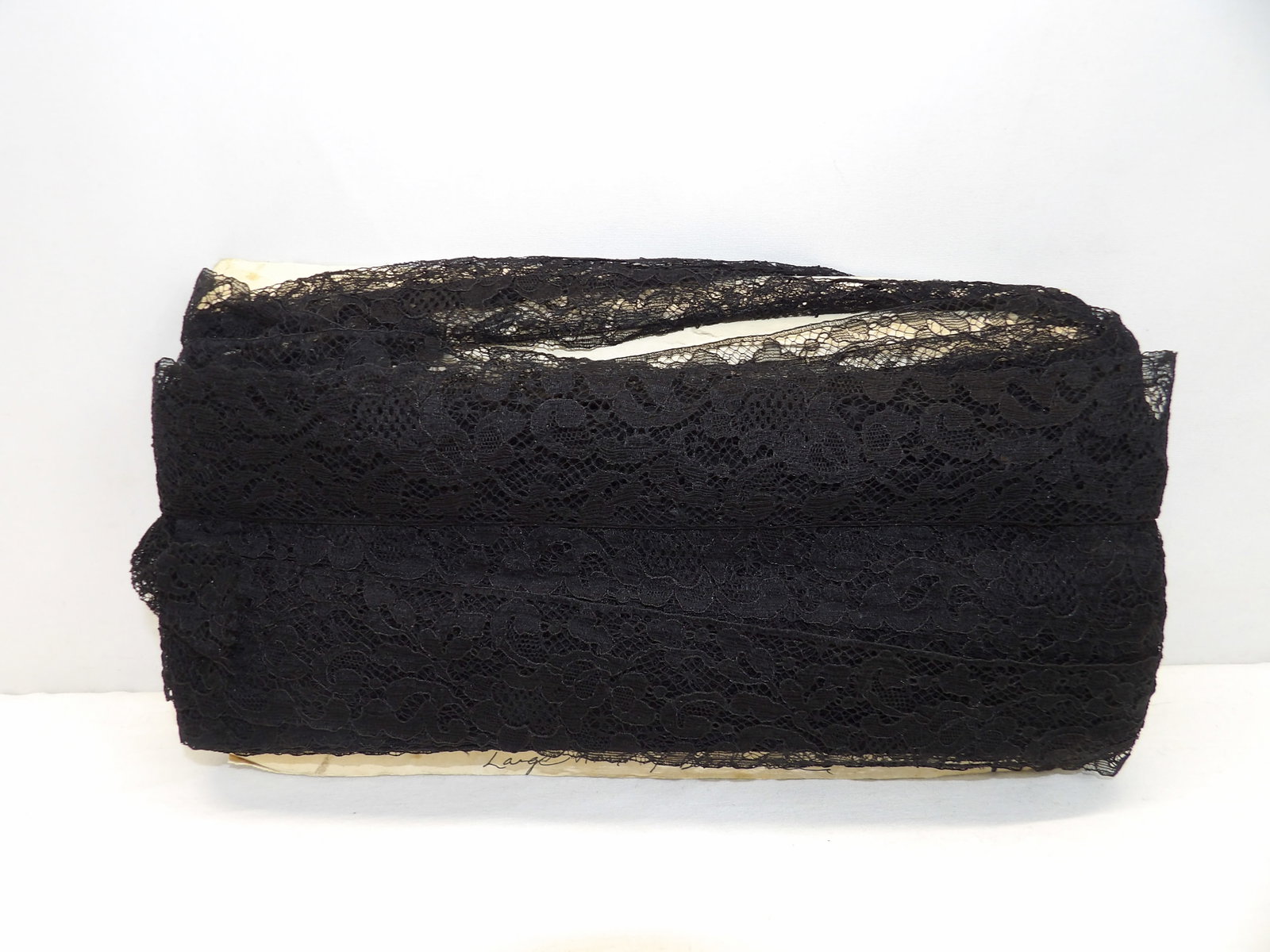 Approx. 70 Yards of Black Lace, Old Store Stock: see photo's