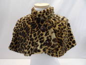 Vintage 1940's Cheetah Fur Shrug/Shawl