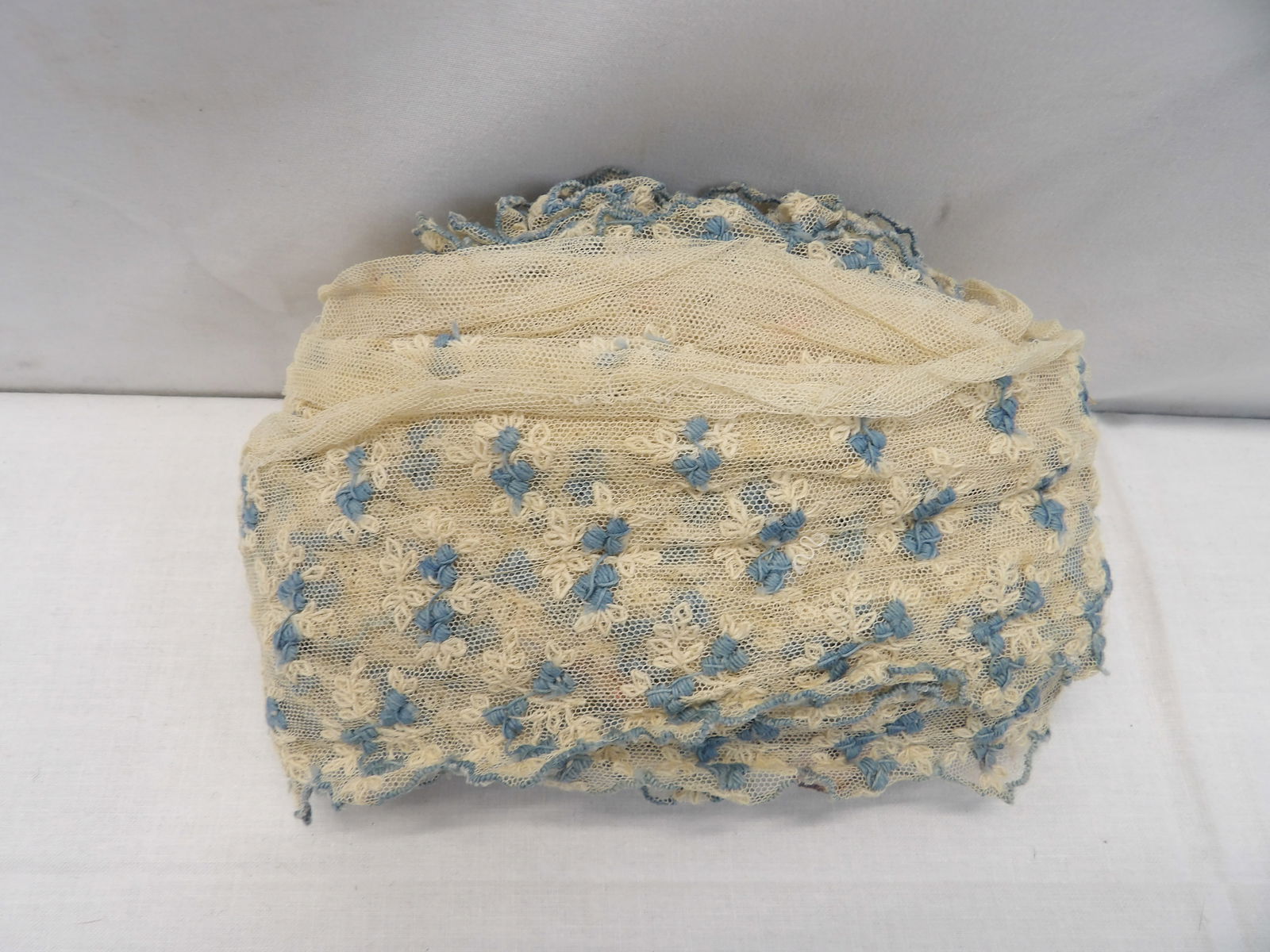 Yards of Antique Embroidered Lace Trim (1 of 2)