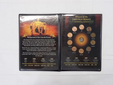 History of the Lincoln Penny Centennial Ed Book