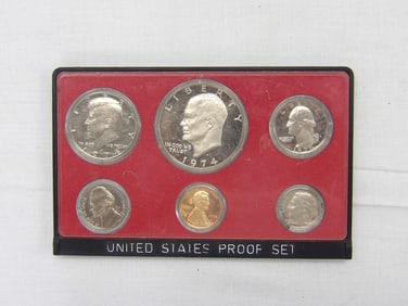 United States Proof Set 1974 Penny - Dollar