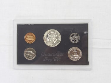 United State Proof Set 1969, Penny-Half Dollar