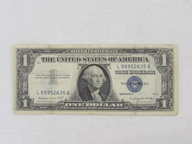 1957A Silver Certificate One Dollar Bill
