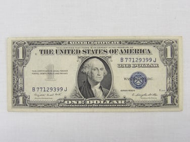 1935G One Dollar Silver Certificate