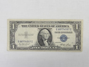 1935E One Dollar Silver Certificate