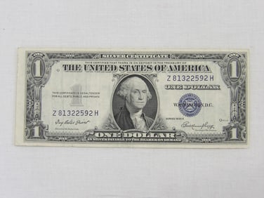 1935E One Dollar Silver Certificate