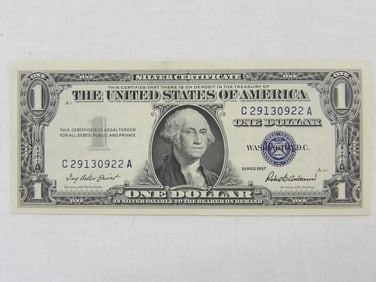 1957 One Dollar Silver Certificate