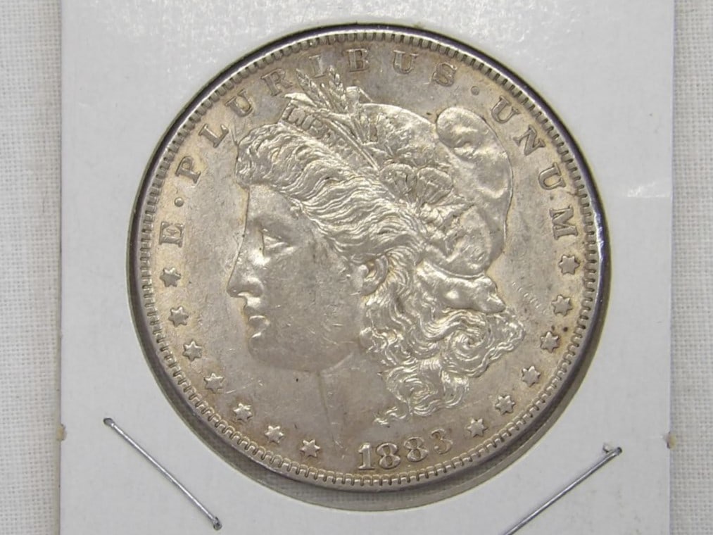 1883 Morgan Silver One Dollar Coin (1 of 2)