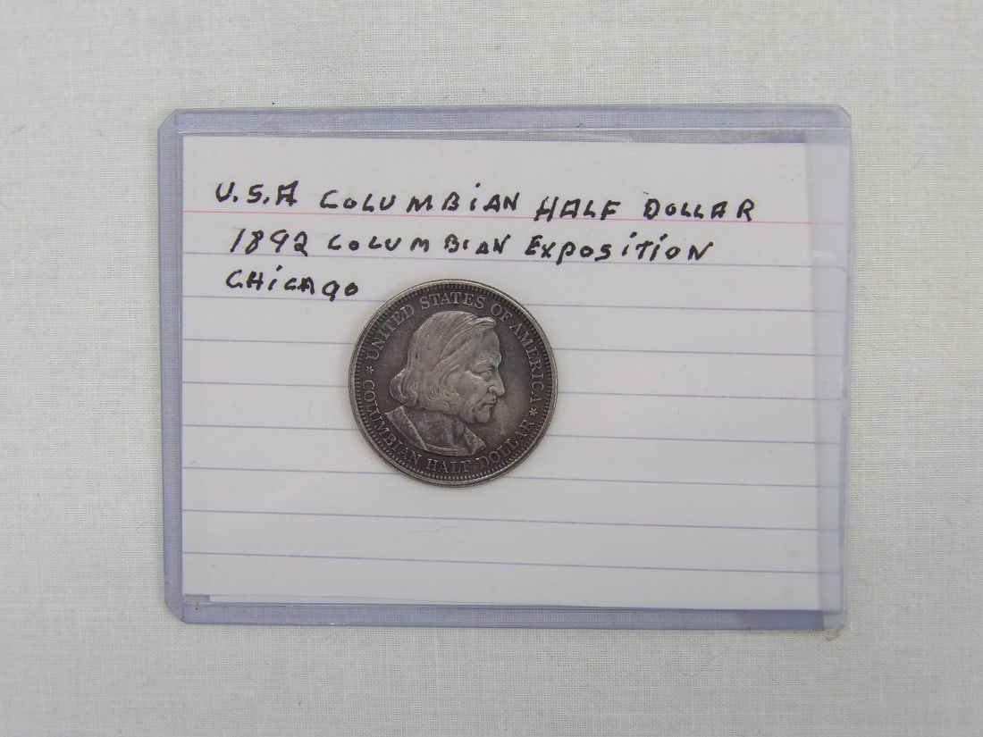 1892 U.S.A. Columbian Half Dollar, Columbian Exposition Chicago (1 of 2)