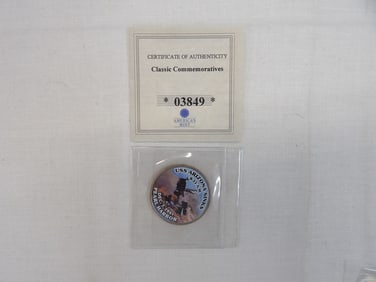 USA Arizona Sinks Pearl Harbor Half Dollar Coin, with Certificate