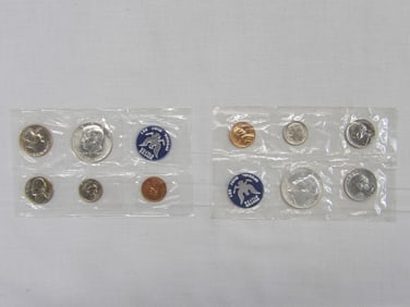 Lot of 2 Special Mint Sets, 1965 in original Sealed Plastic Package