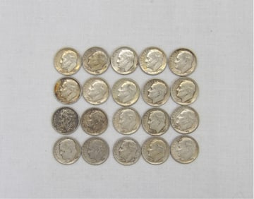 Lot of 20 Eisenhower Dimes