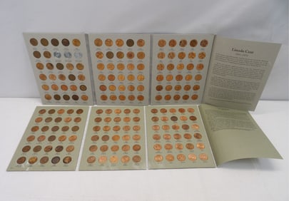 Lot of 2 Lincoln Cent Books Complete 1941-2013