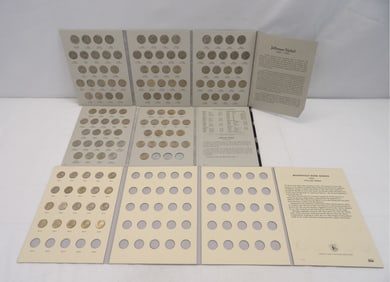 Lot of 3 Coin Books, Jefferson Nickels & Roosevelt Dimes